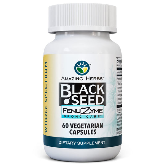 Main product image for Amazing Herbs Bronc-Care Black Seed capsules
