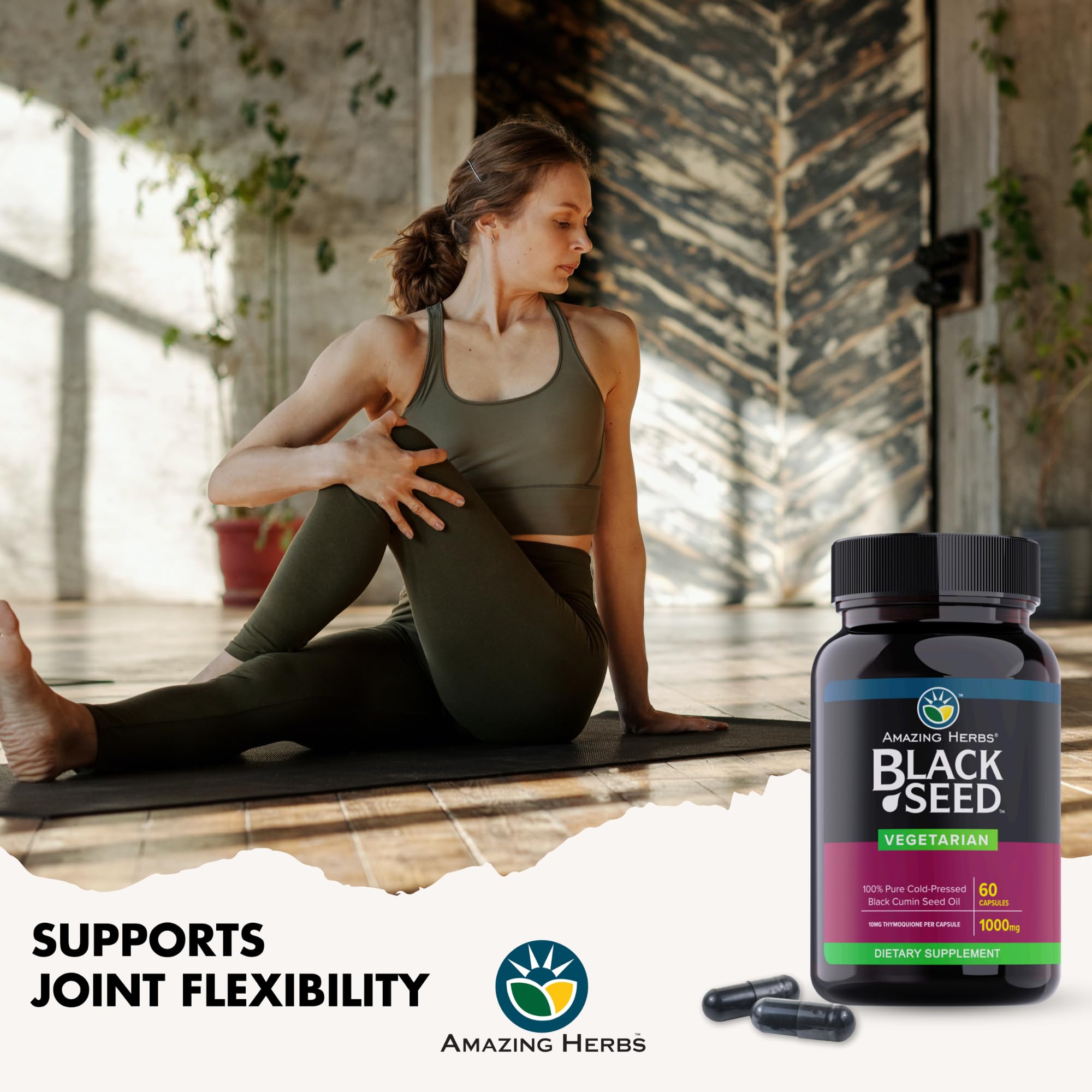 Nigella sativa oil ingredient profile for Black Seed Oil Capsules
