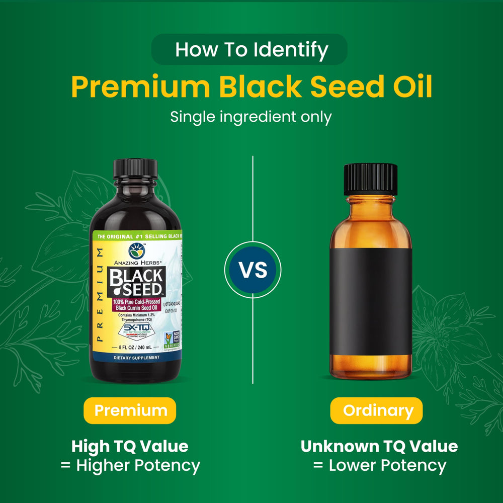 Cold-pressed extraction process for Amazing Herbs Black Seed Oil