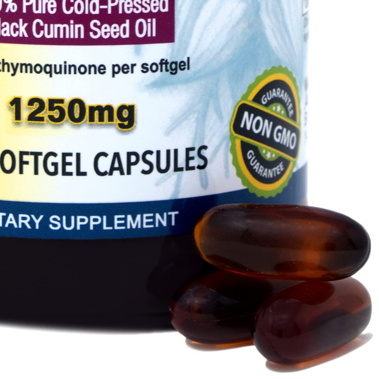 Amazing Herbs Black Seed Oil Seeds sourcing banner highlighting organic, non-GMO farming.