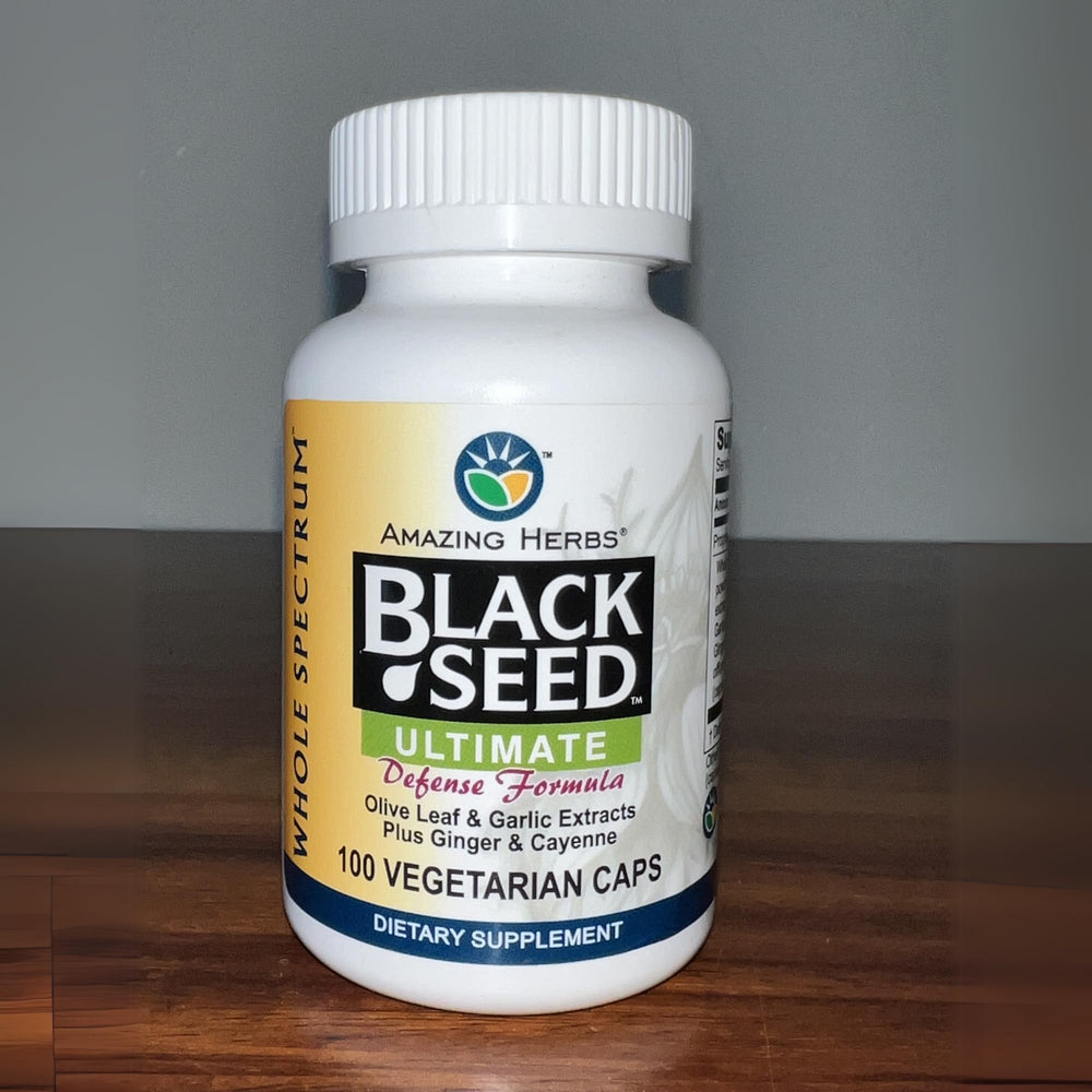 Product packaging for Amazing Herbs Black Seed Ultimate