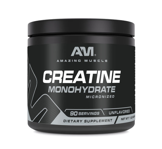 Amazing Muscle Micronized Creatine Monohydrate 1 lb powder container