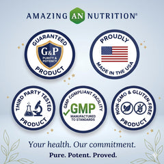 Amazing Nutrition Apple Pectin etiqueta muestra sin OGM y sin gluten.
