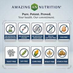 Amazing Nutrition Apple Pectin sello de pruebas de terceros.