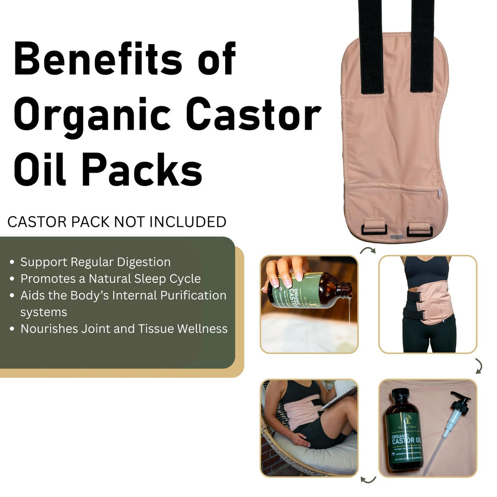 Product packaging of Four Leaf Naturals castor oil