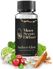 Amber Glow Baccarat Rouge inspired diffuser oil bottle, 4 oz