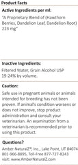 Quality control and no artificial colors label on product