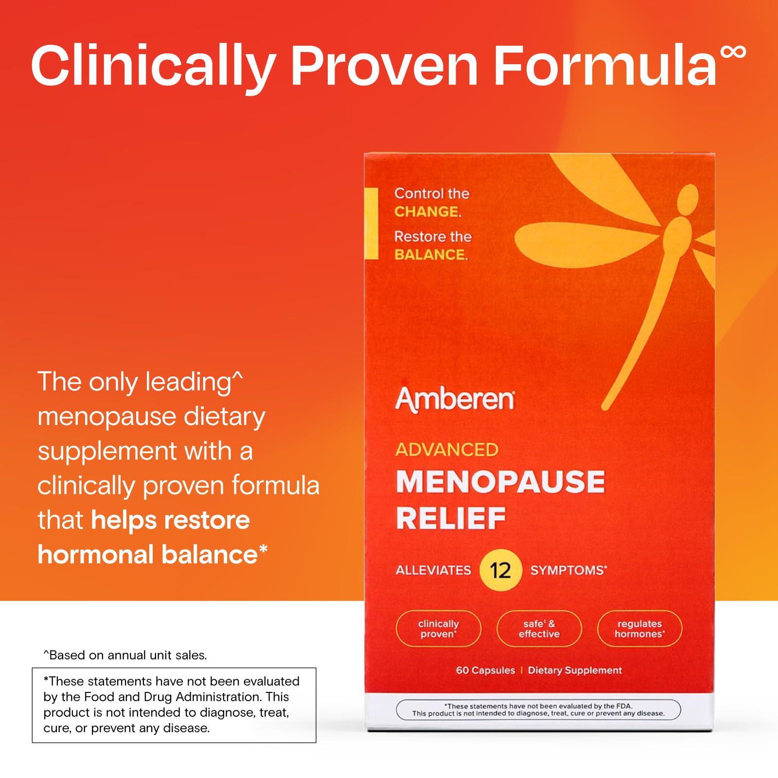 Amberen hot flashes relief visual suggests symptom relief possibilities