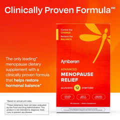 Amberen hot flashes relief visual suggests symptom relief possibilities