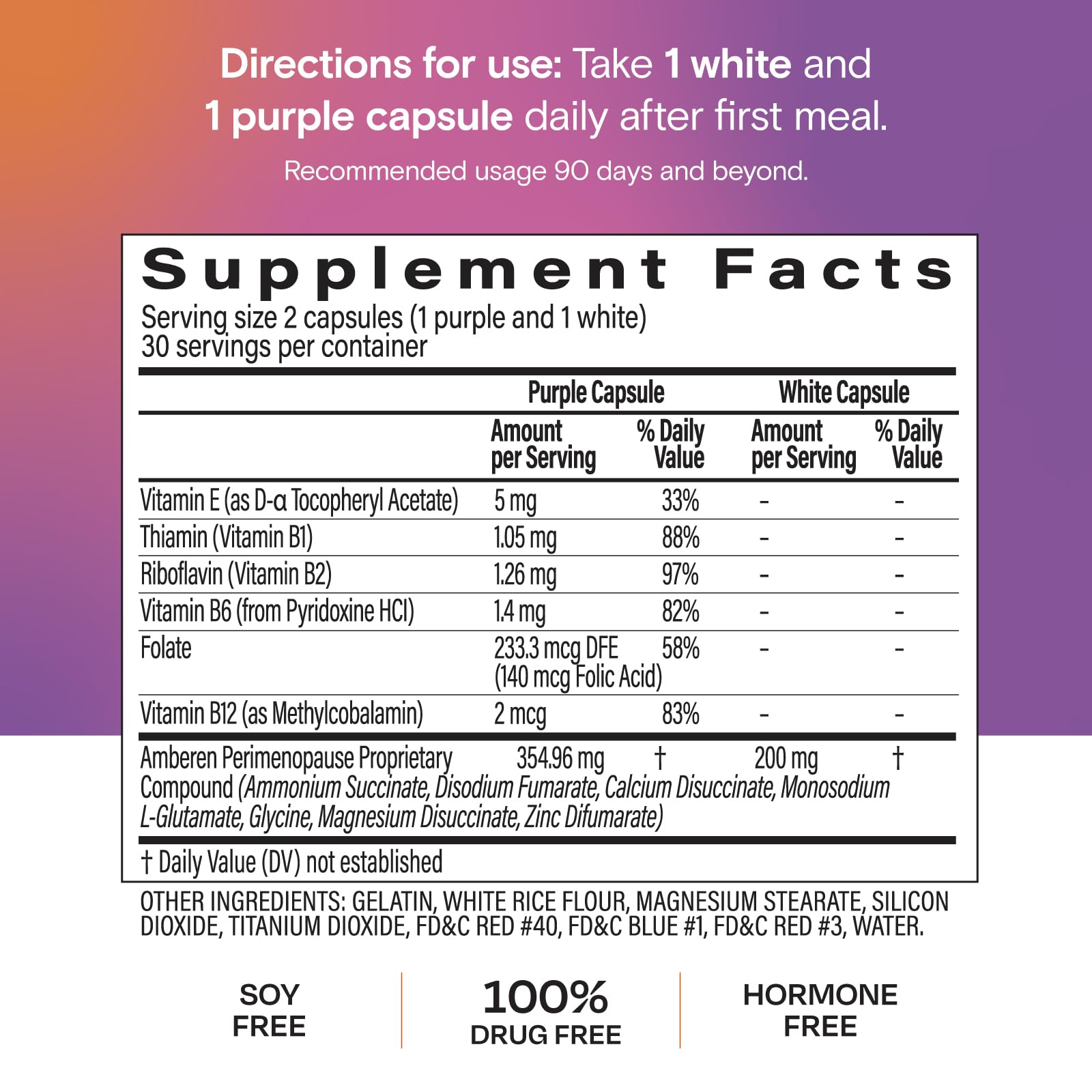 Amberen Perimenopause night sweats graphic showing hopeful comfort.