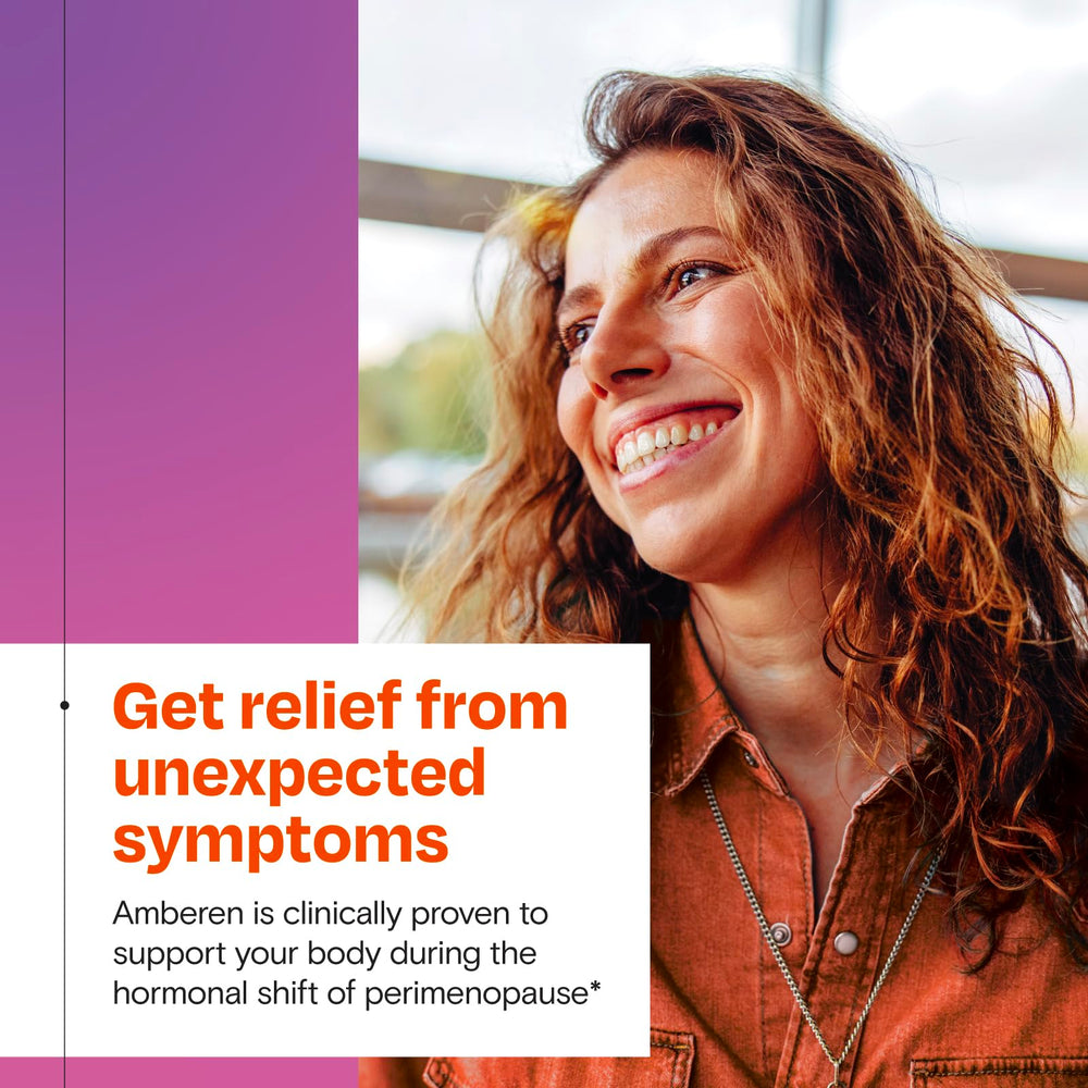 Amberen Perimenopause Smart B Complex capsule detail.