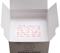 Ambient room scene with lit Scented Candle Sweet Orange