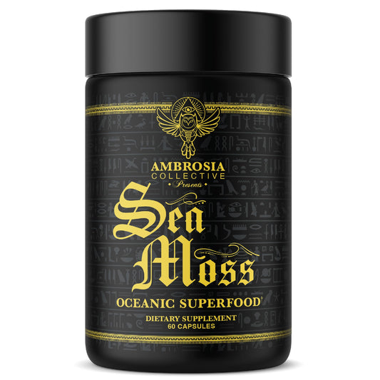 Ambrosia Irish Sea Moss Capsules bottle front view