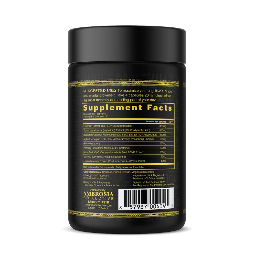 Huperzine A, Cordyceps and other cognitive ingredients
