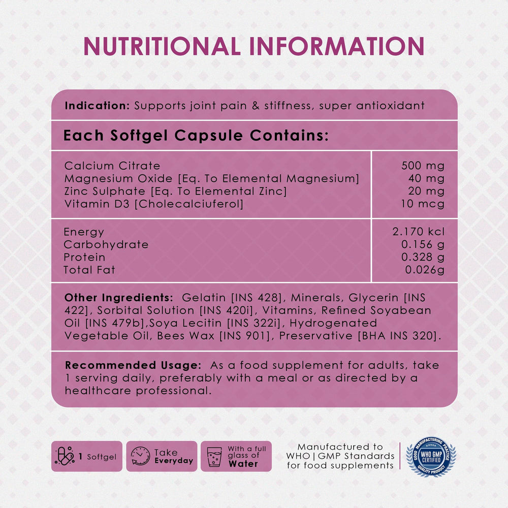Back view of AMBROSIAL bottle showing supplement facts