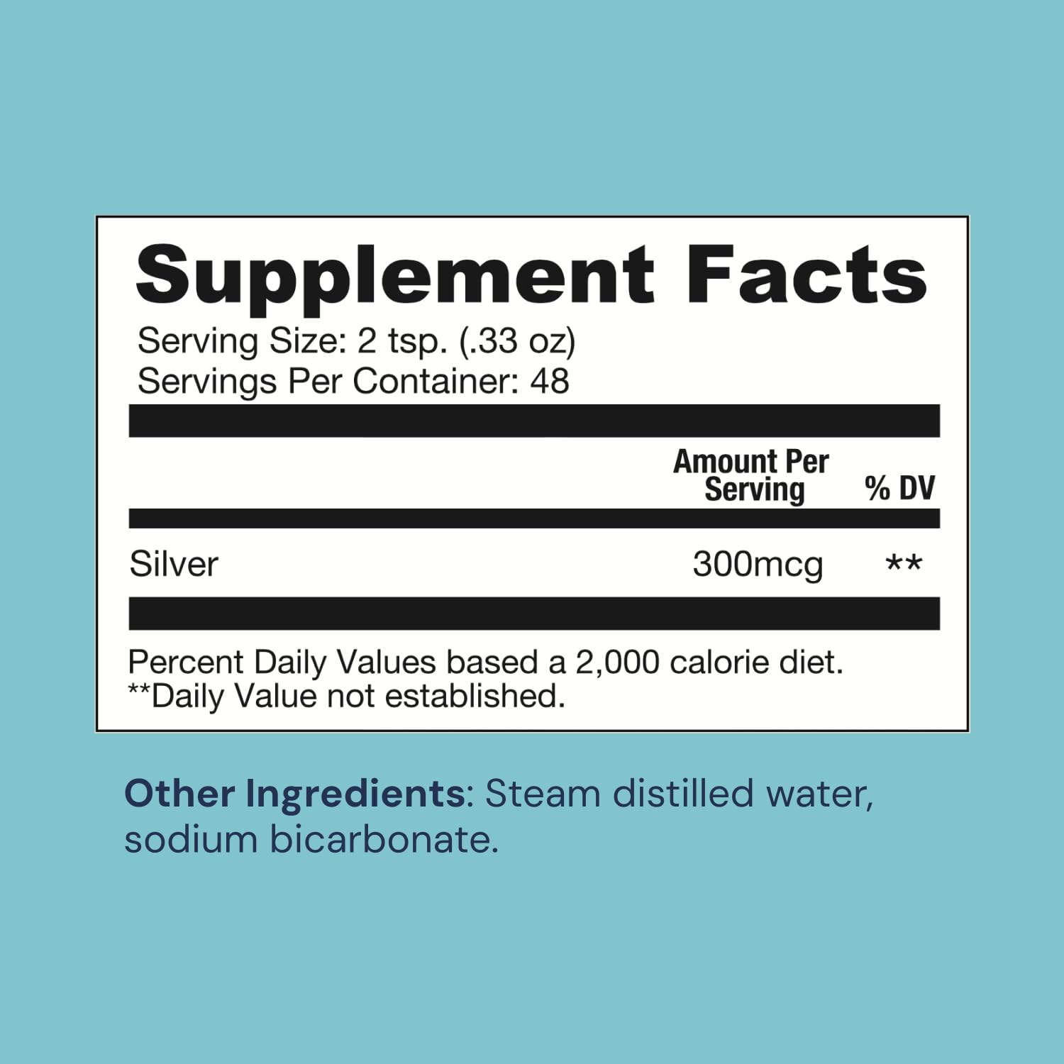 16 oz bottle of Ameo Life Colloidal Silver water