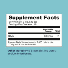 16 oz bottle of Ameo Life Colloidal Silver water