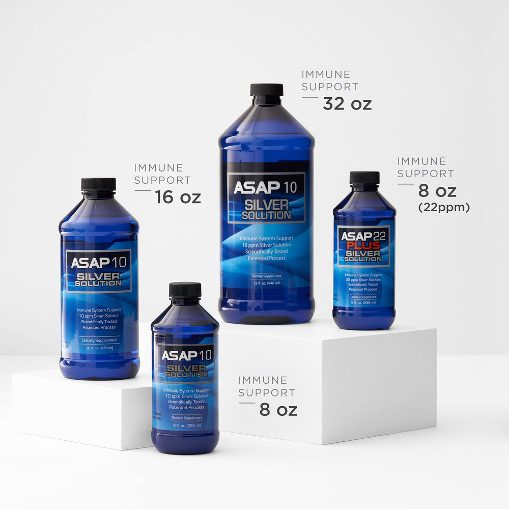 Outer packaging for ASAP 10 Silver Solution