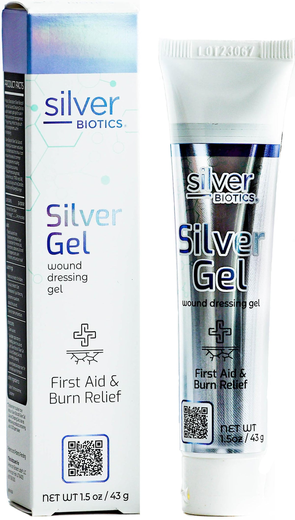 American Biotech Labs Silver Gel wound-dressing-application provides a moisture-rich healing layer.