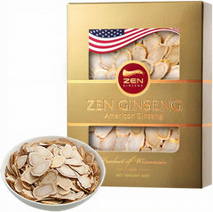 American Wisconsin Ginseng Slices 4 oz box