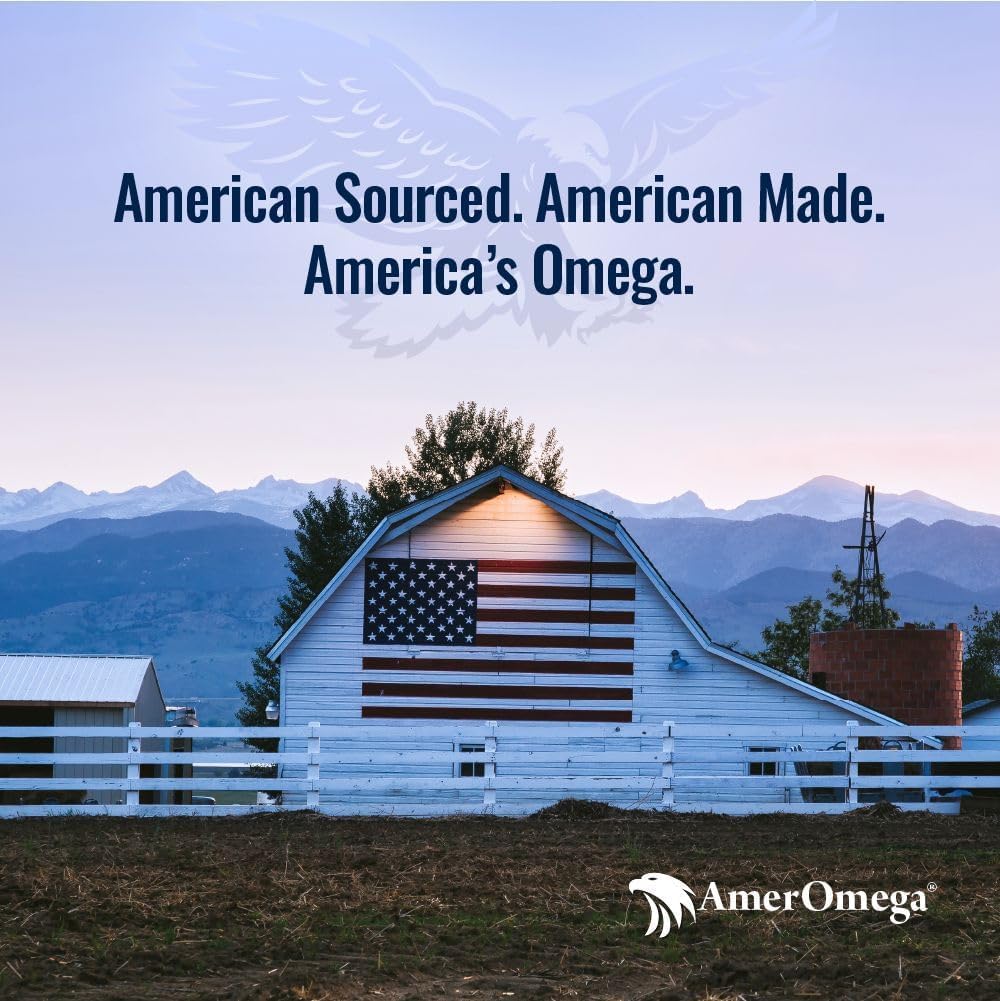 American-sourced and American-made insignia on AmerOmega packaging