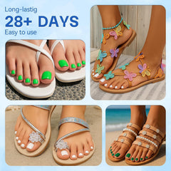 AMilHiTon professional-grade toe nail forms suitable for DIY extensions.