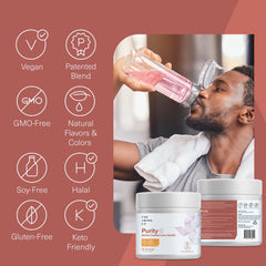 Serving scoop of amino acid powder