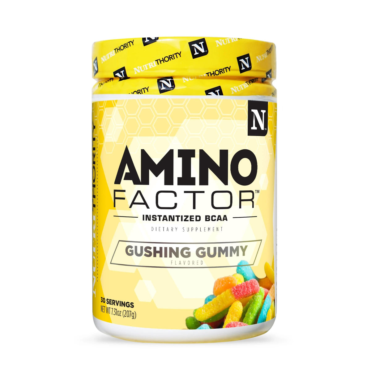 Nutrithority Amino Factor Gushing Gummy 25oz bottle