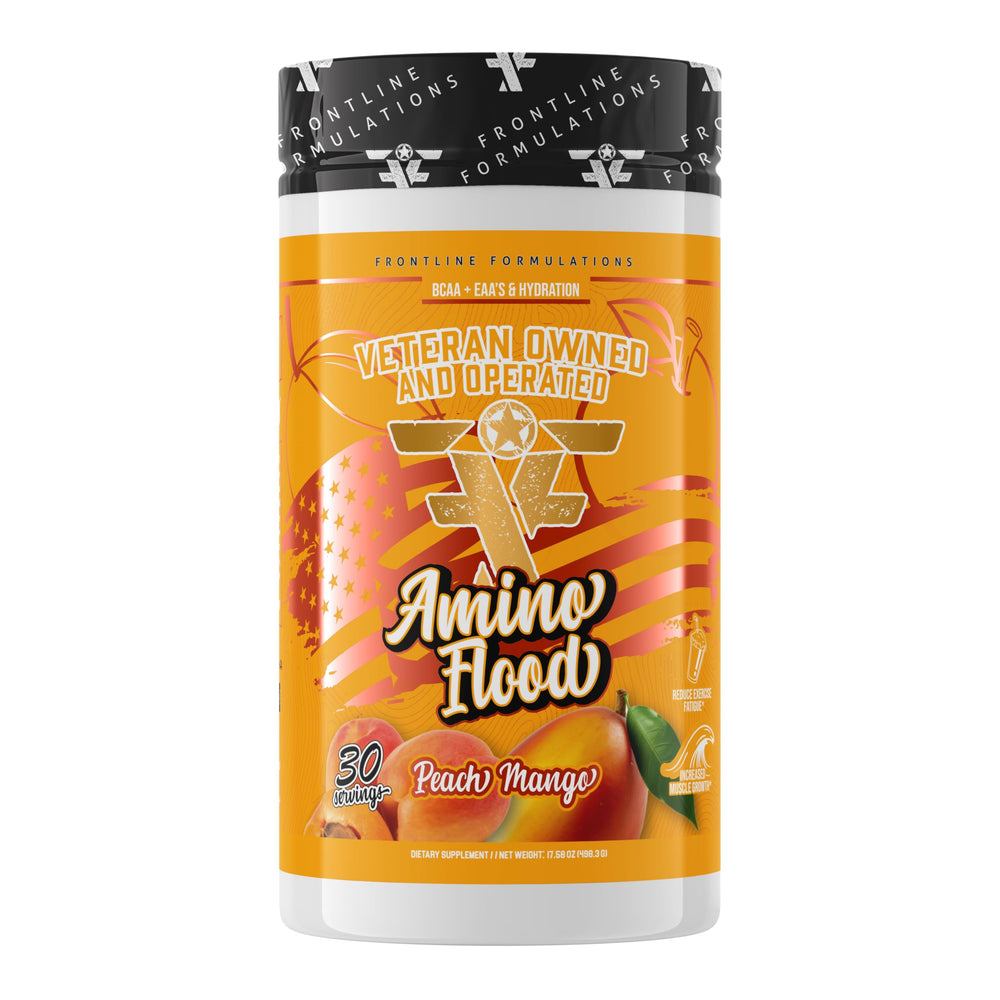 Frontline Amino Flood Peach Mango bottle