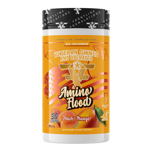 Frontline Amino Flood Peach Mango bottle