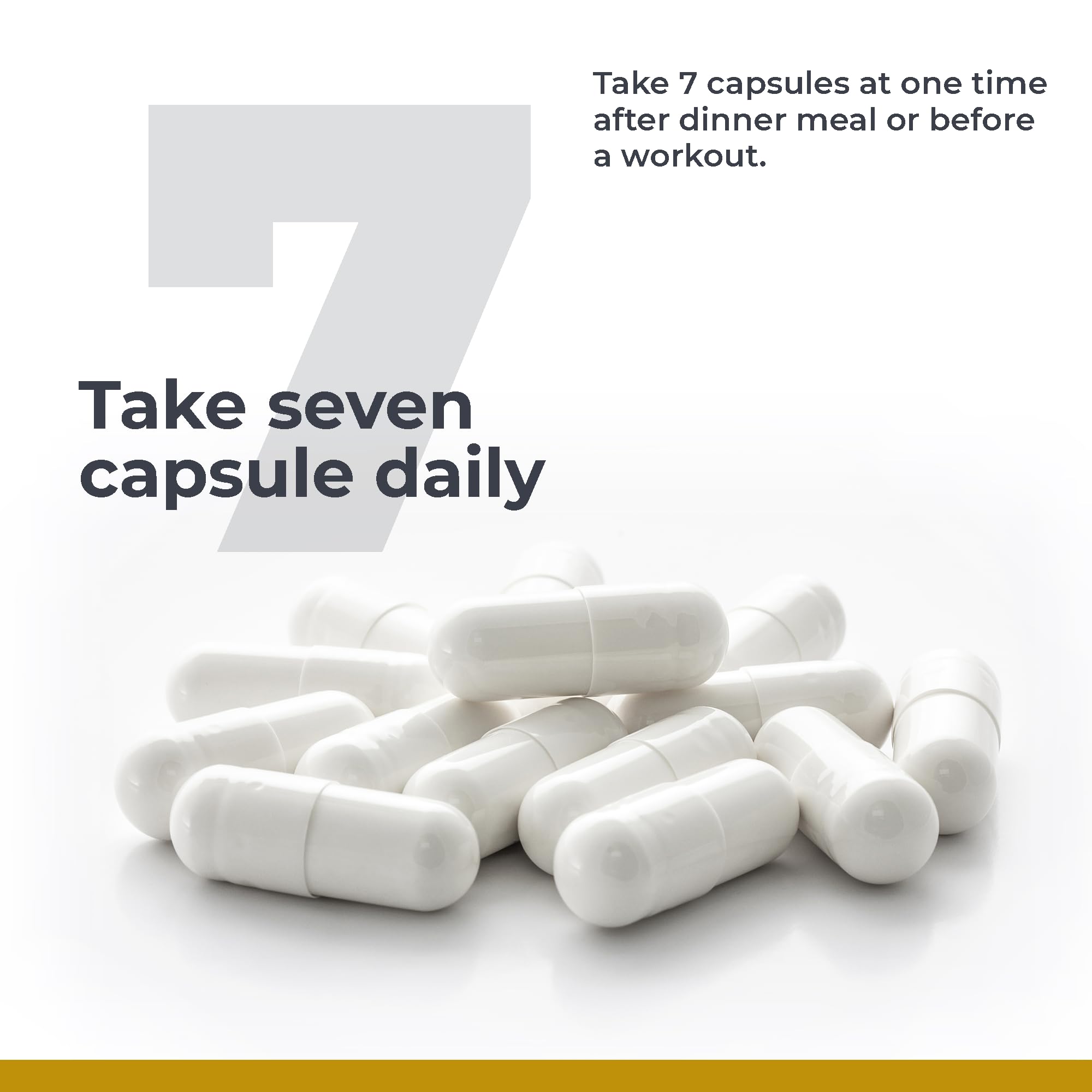 Dosage guidance image for Amino HGH (7 capsules)