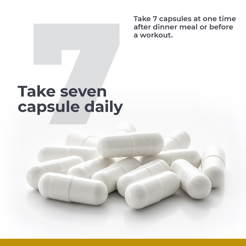Dosage guidance image for Amino HGH (7 capsules)