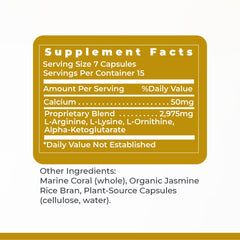 Sustainably sourced ingredients for Premier Research Labs Amino HGH