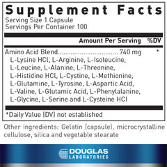 Essential amino acids blend illustration