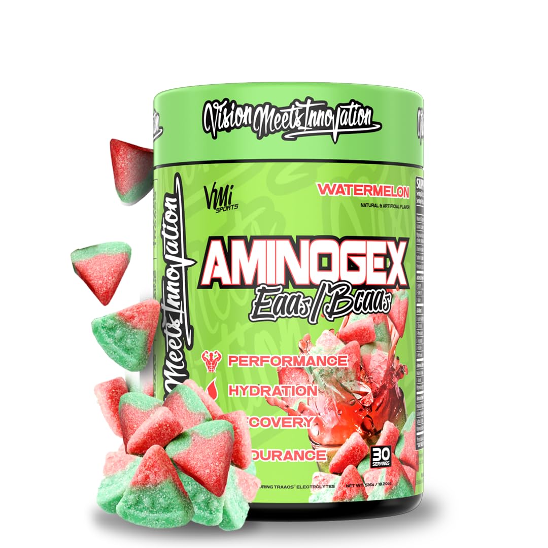 Aminogex Ultra BCAA Powder Watermelon flavor front view