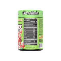 Nutritional ingredients panel of Aminogex Ultra BCAA powder