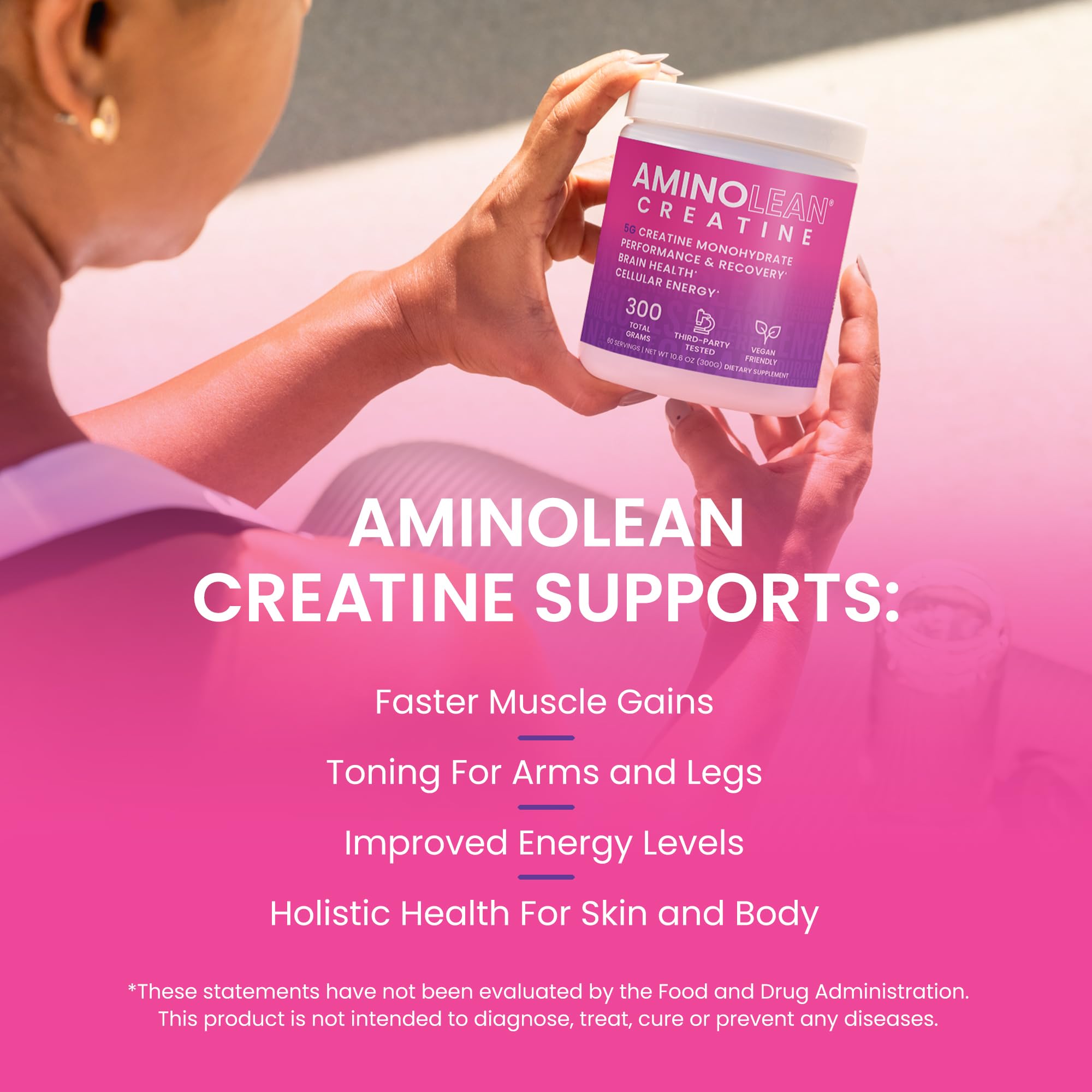 Illustration of lean muscle tone and fitness benefits