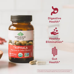 Close-up of Amla, Bibhitaki and Haritaki fruits used in Triphala