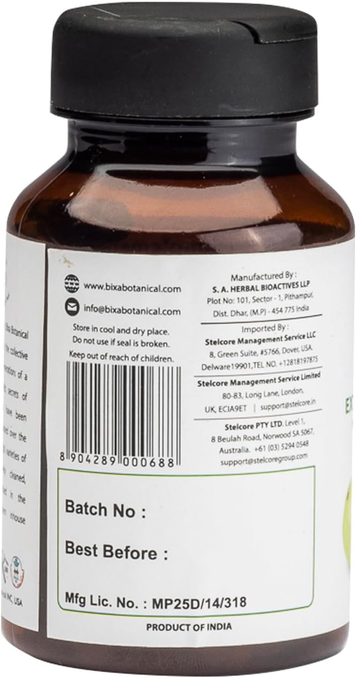 Packaging of Bixa Botanical Amla Extract Capsule