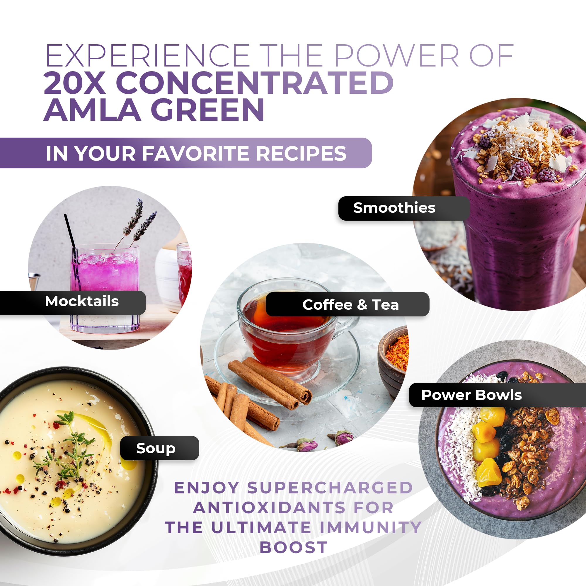 Amla Green vegan gluten-free non-gmo badge on packaging.