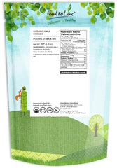 Amla powder packaging and label 8 oz