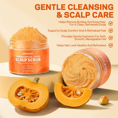 AMOADO Scalp Scrub featuring rosemary provides soothing, refreshing sensations.