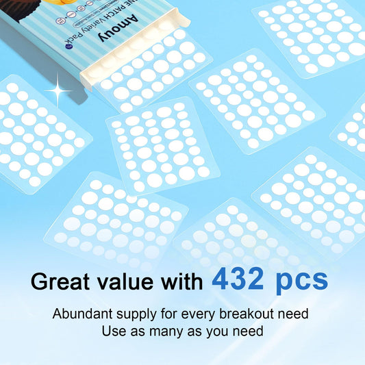 Amouy acne patch 12mm size covers larger blemishes effectively.