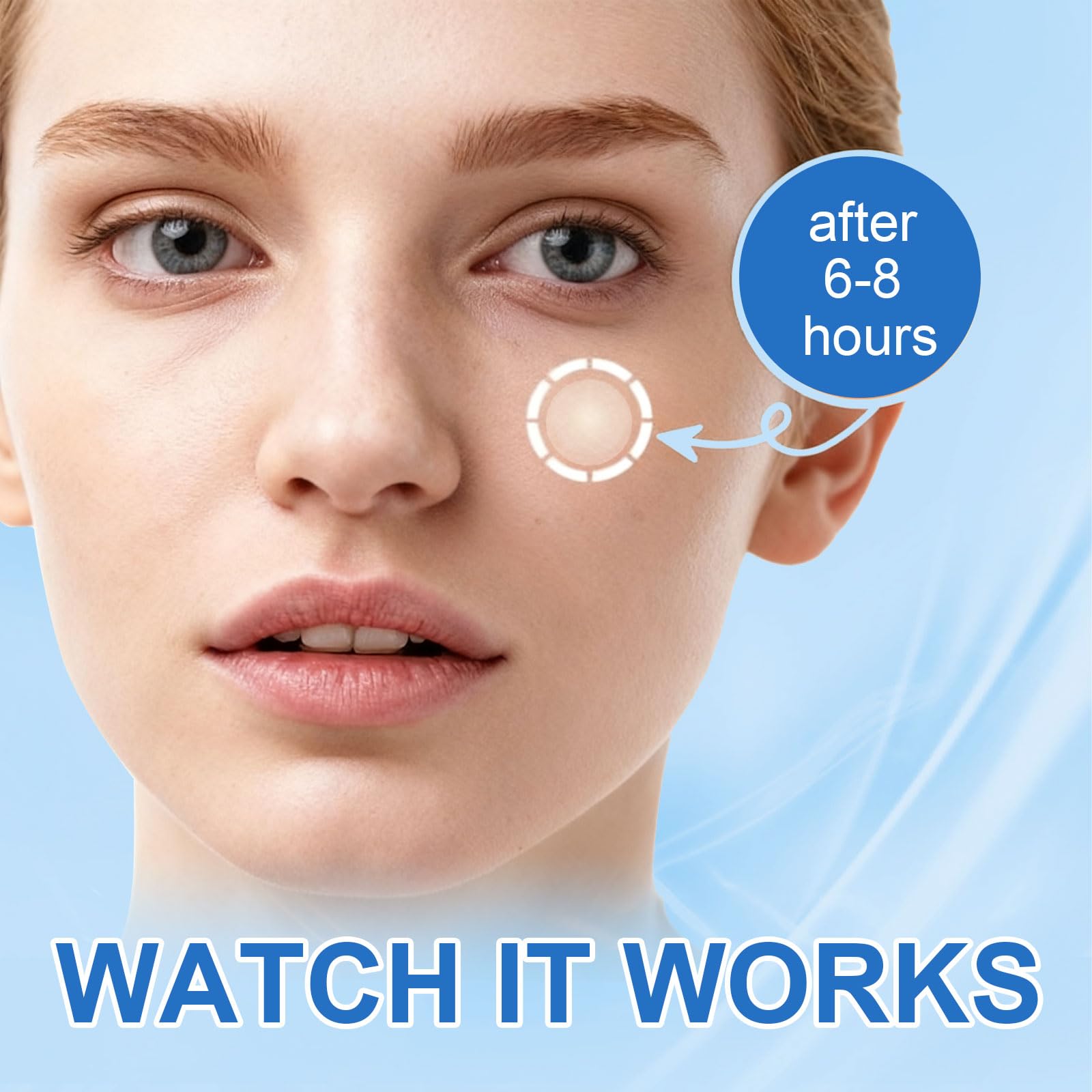Amouy extra-adhesion patch stays securely in place during daily activities.