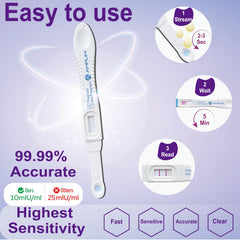 Amplim ultra-sensitive HCG strips at 10 mIU/mL sensitivity