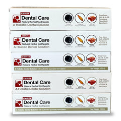 Packaging for Amrita Life Dental Care Herbal Toothpaste