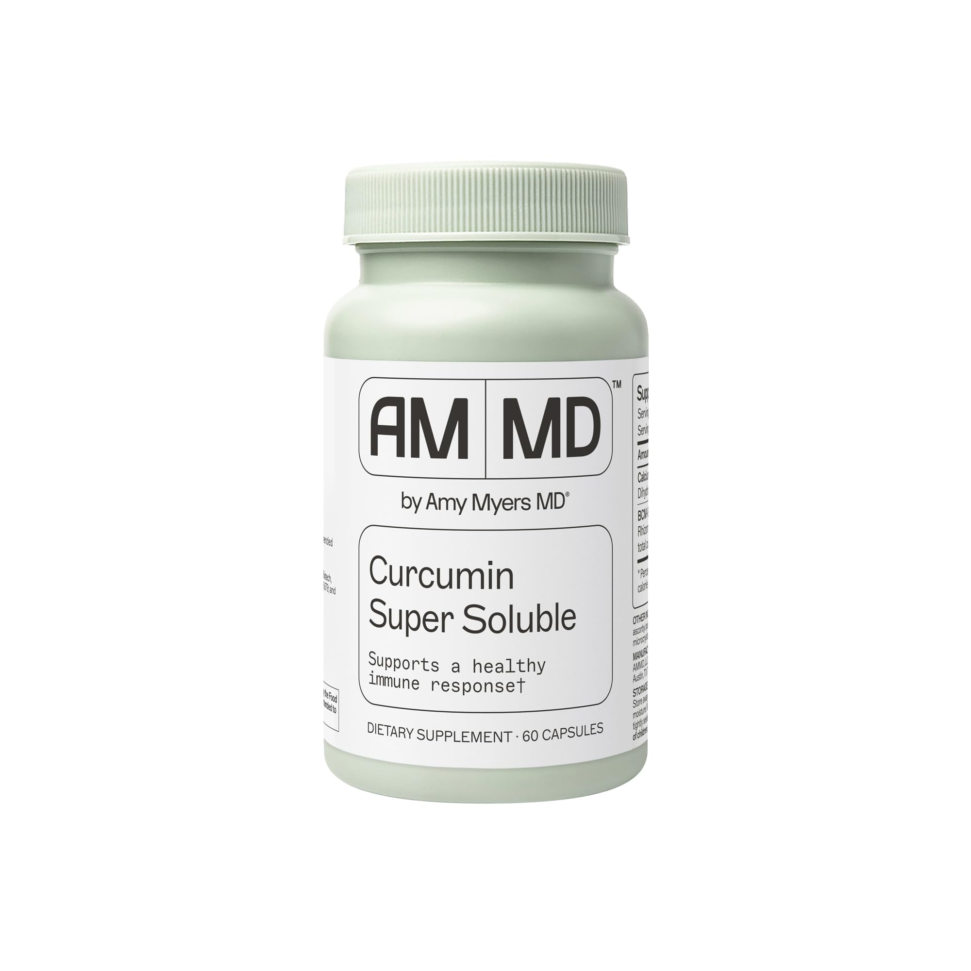 Amy Myers MD Curcumin Super Soluble bottle front