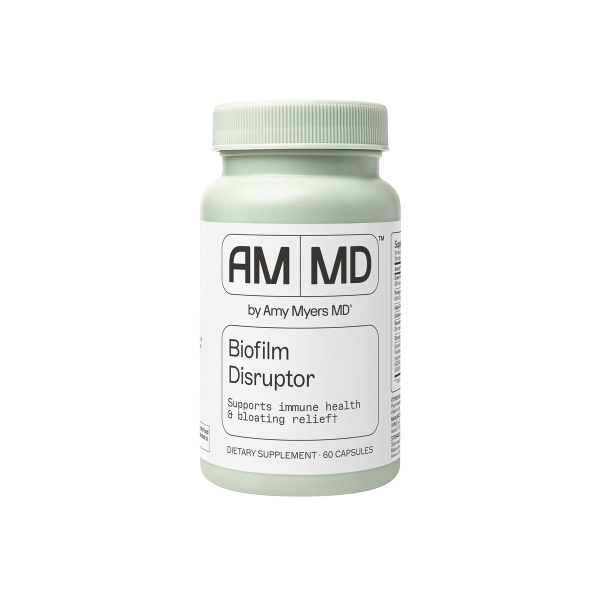 Amy Myers MD Biofilm Disruptor bottle with 60 capsules