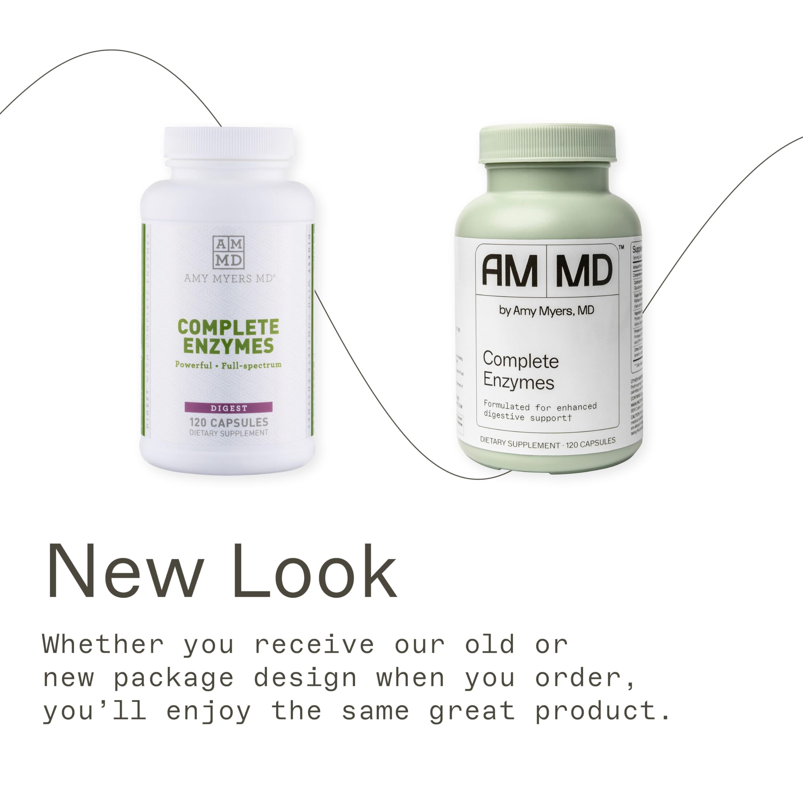 Gluten-free and non-dairy enzyme supplement packaging