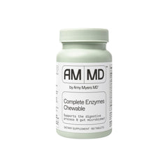 Amy Myers MD Digestive Enzymes bottle front supports digestion during meals.
